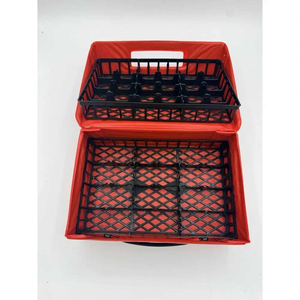 Matchbox 24 Car Carry Case Red Diecast Vehicle Storage 2010 Mattel Tara Toys